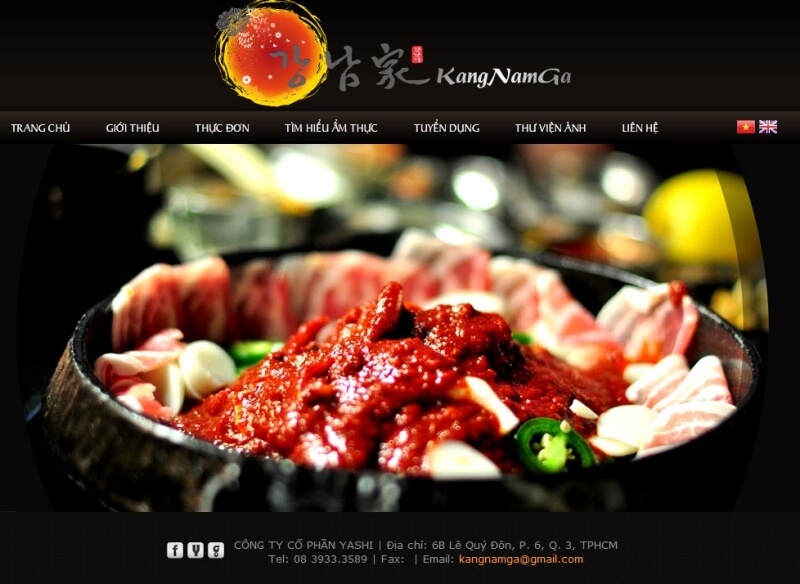 Xây dựng website cho nhà hàng 